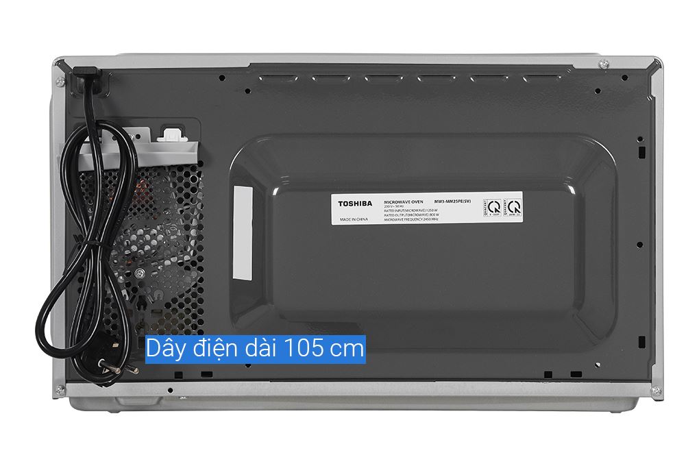 Lò vi sóng Toshiba MW3-MM25PE(SV) 25 lít Màu Bạc