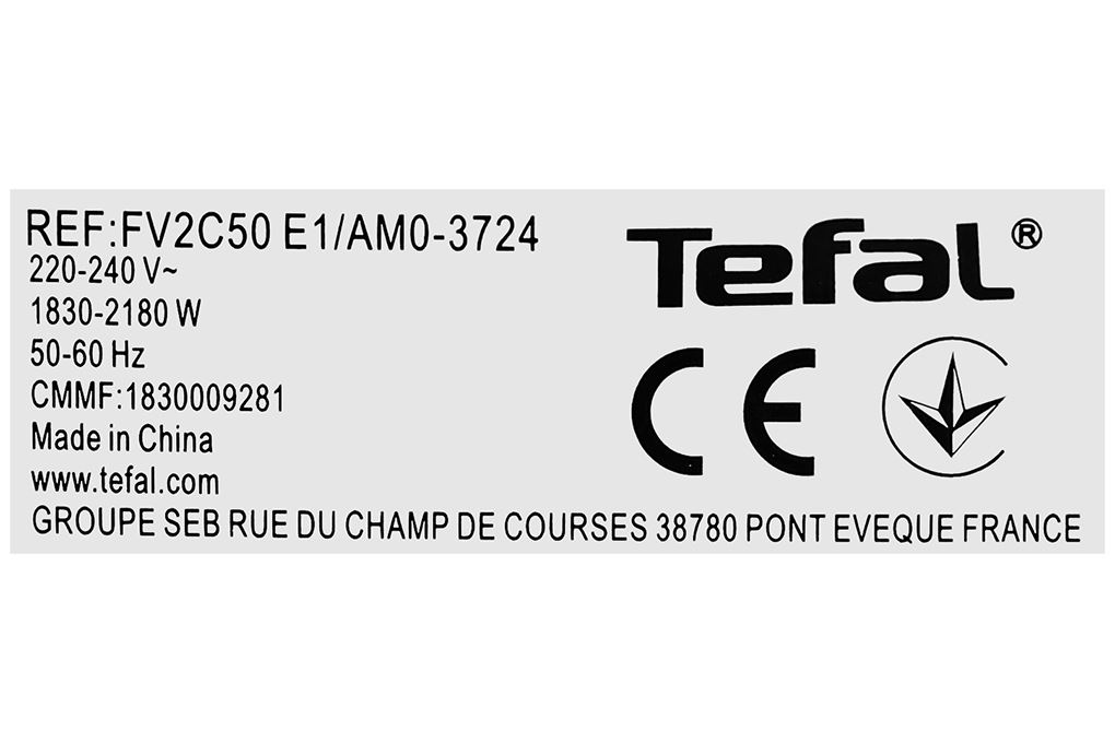 Bàn ủi hơi nước Tefal Power FV2C50E1 2180W Màu Xanh