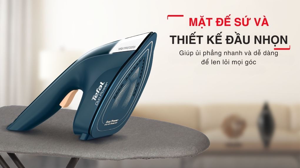 Bàn ủi hơi nước đa năng Tefal 2 trong 1 Duo Power JF4032E0 1850W - Mặt đế