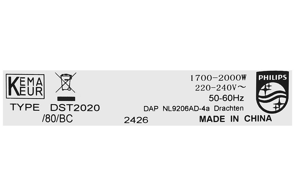 Bàn ủi hơi nước Philips DST2020/80 2000W Màu Trắng - Xám