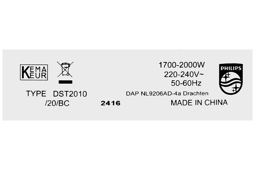 Bàn ủi hơi nước Philips DST2010/20 2000W Màu Xanh ngọc
