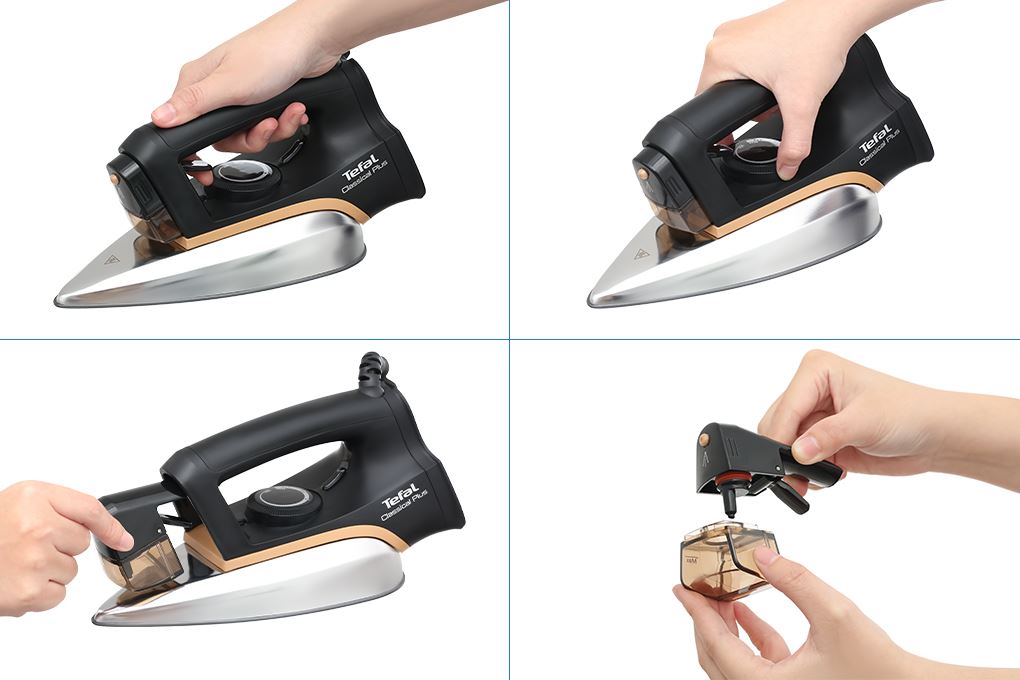 Bàn ủi khô Tefal FS3120L0 1300W Màu Đen