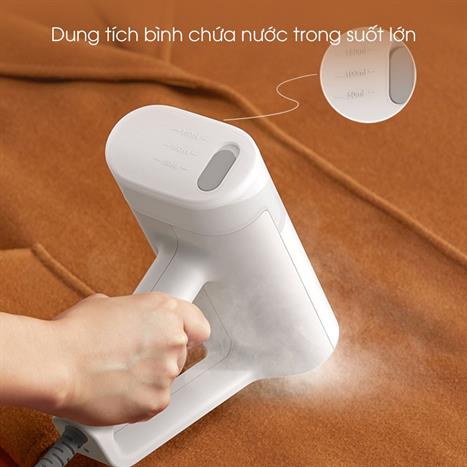 Bàn ủi hơi nước cầm tay Deerma HS100 1000W được trang bị hệ thống gia nhiệt sơ bộ thông minh, giúp làm nóng nhanh chóng và tạo hơi nước ổn định