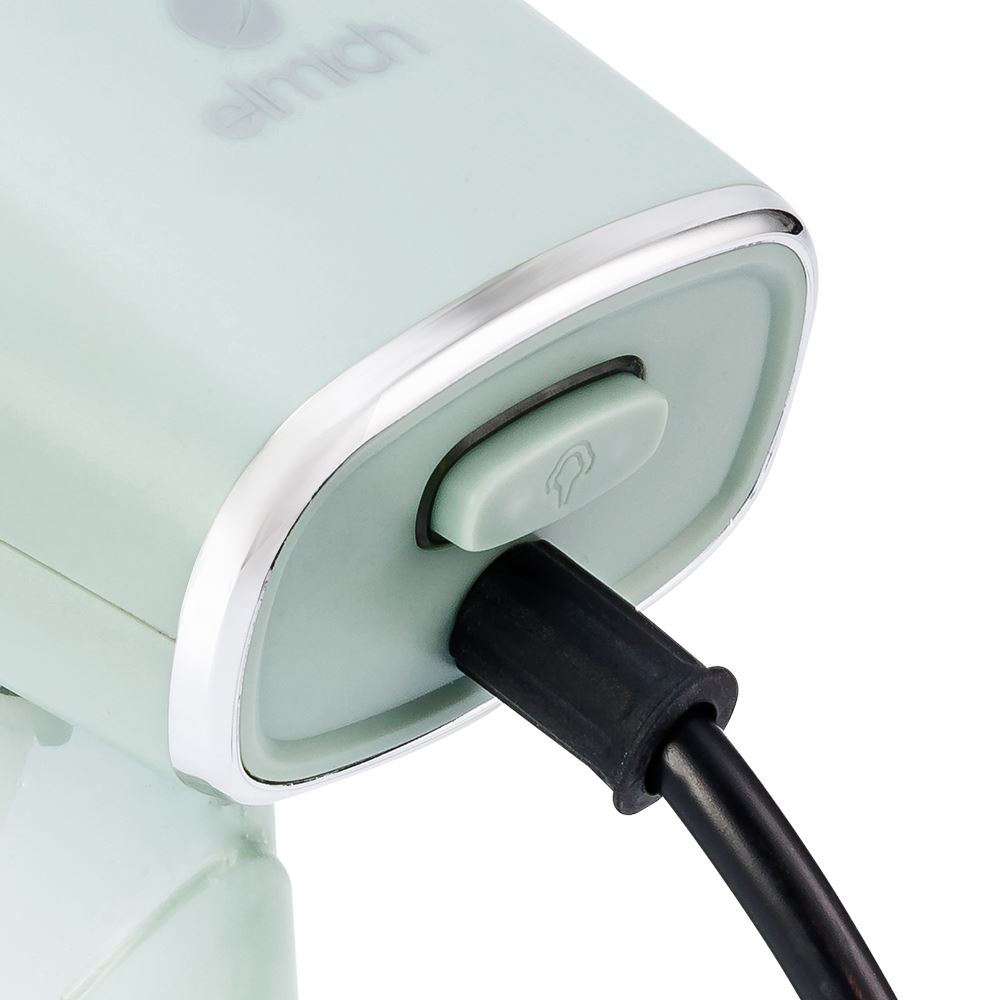 Bàn ủi hơi nước cầm tay Elmich SIE9163 1300W Màu Xanh nhạt