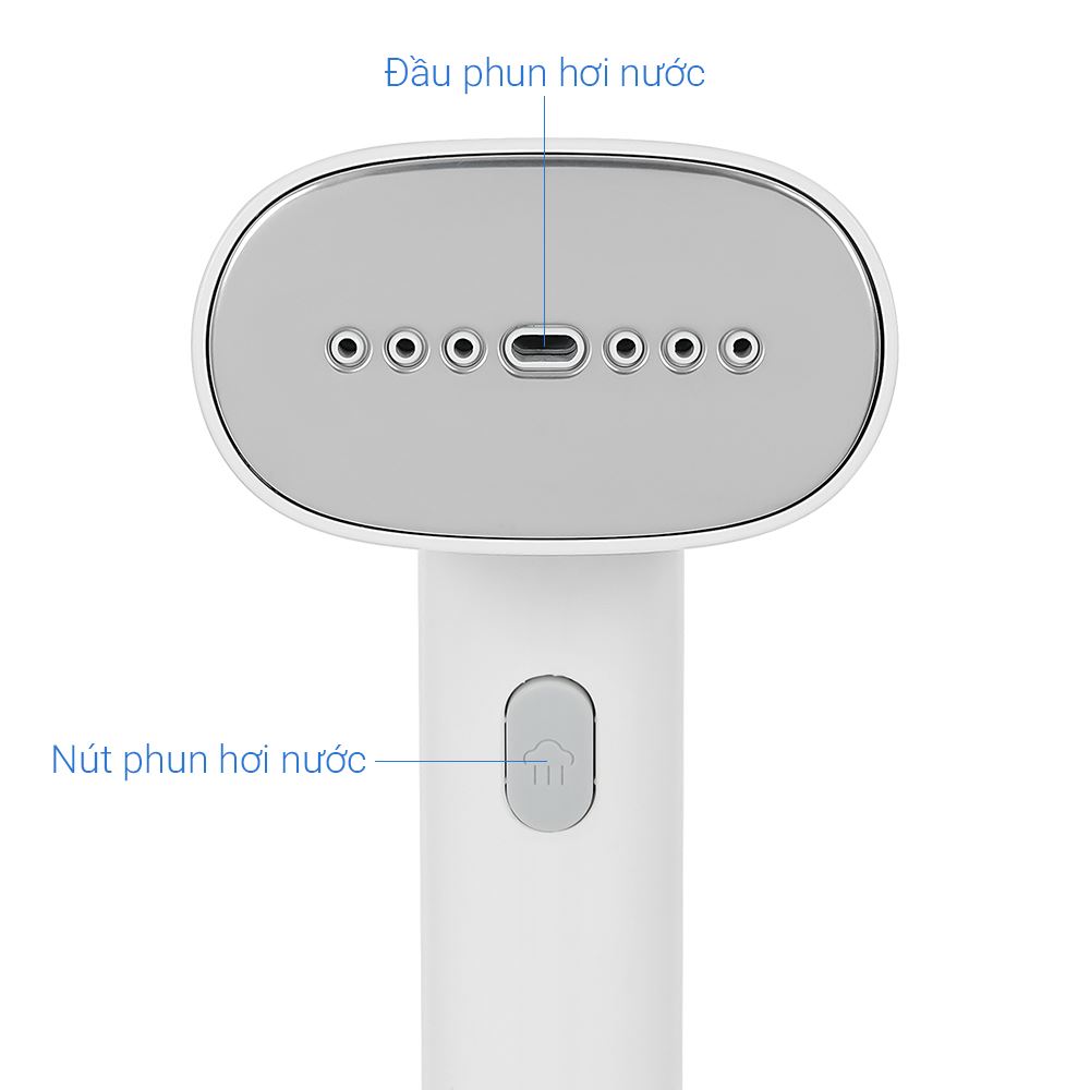 Bàn ủi hơi nước AQUA AQS-W2598(W) 1200W Màu Trắng