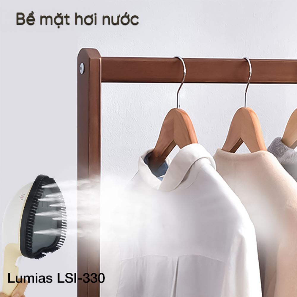 Bàn ủi hơi nước LUMIAS LSI-330 1500W Trắng - Hồng Màu Trắng - Hồng