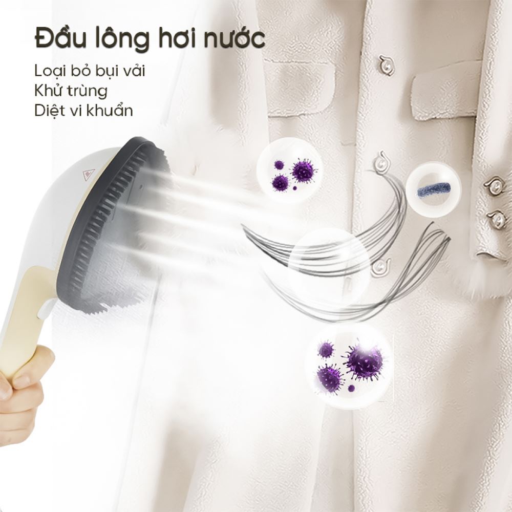 Bàn ủi hơi nước LUMIAS LSI-330 1500W Trắng - Hồng Màu Trắng - Hồng
