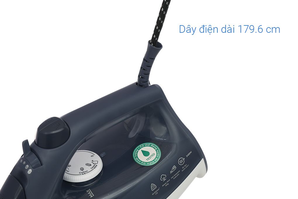 Bàn ủi hơi nước Electrolux E6SI3-61NW 2400W Màu Xám