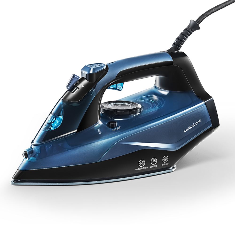 Bàn ủi hơi nước Lock&Lock ENI362BLU 2000-2400W Màu Xanh Navy