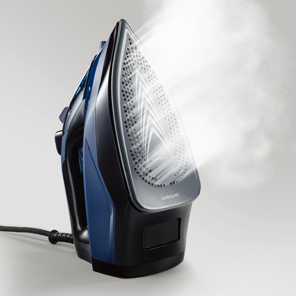 Bàn ủi hơi nước Lock&Lock ENI362BLU 2000-2400W Màu Xanh Navy