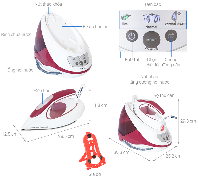 Bàn ủi hơi nước Tefal SV9201E0 2830W
