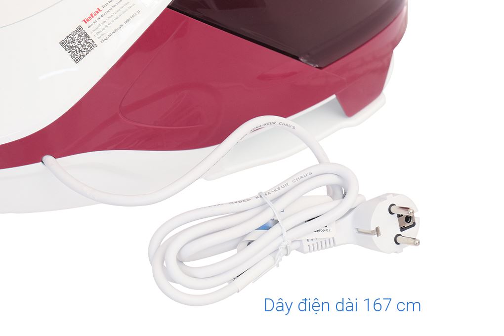 Bàn ủi hơi nước Tefal SV9201E0 2830W Màu Trắng - Tím