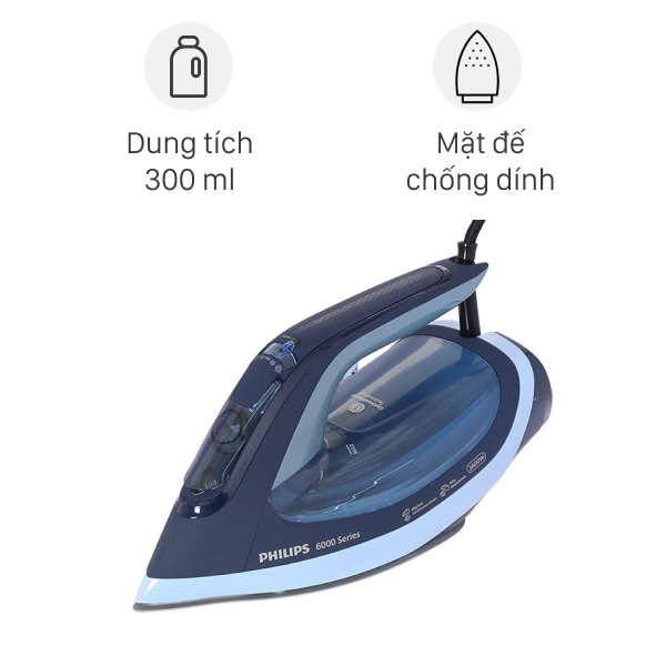 Bàn ủi hơi nước Philips DST6120/20 2200 - 2600W