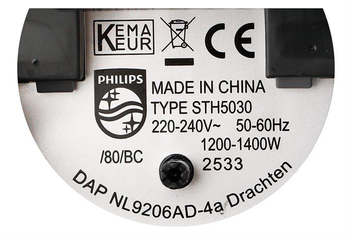 Bàn ủi hơi nước cầm tay Philips STH5030/80 1400W Màu Đen - Xám