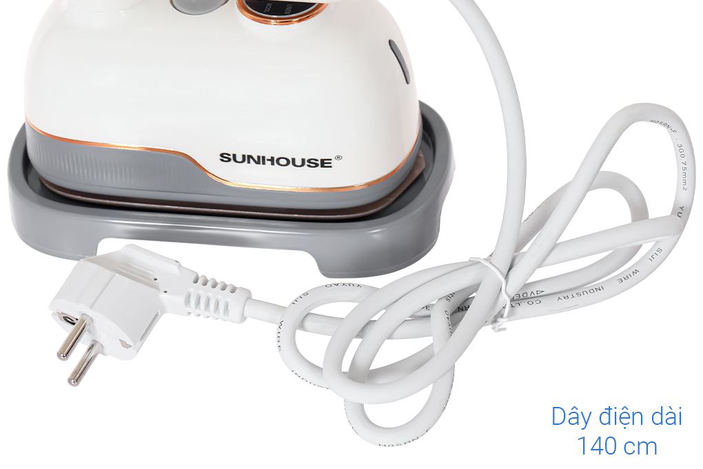 Bàn là hơi nước cầm tay Sunhouse SHD2174 1000W Màu Trắng