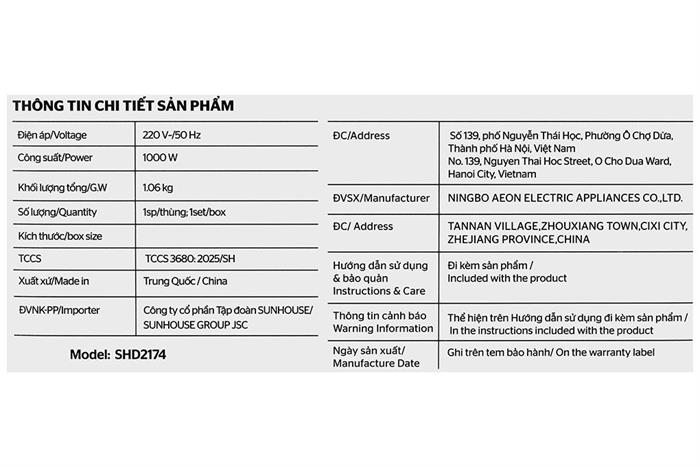 Bàn ủi hơi nước cầm tay Sunhouse SHD2174 1000W Màu Trắng