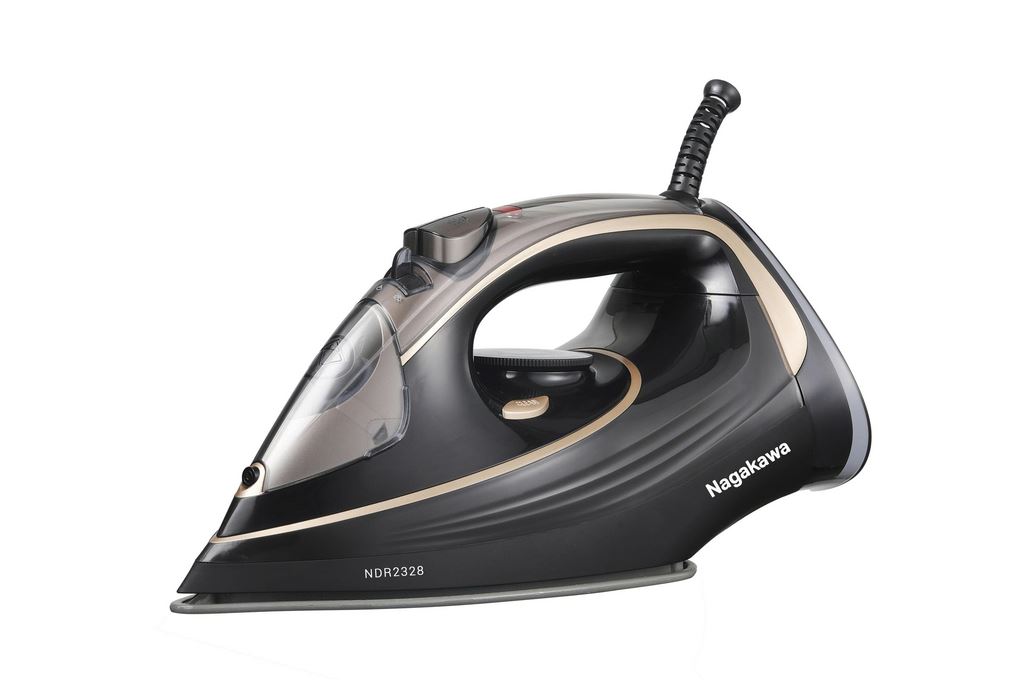 Bàn ủi hơi nước Nagakawa NDR2328 2000W Màu Đen - Vàng đồng