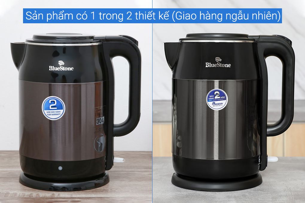 Ấm đun siêu tốc BlueStone 1.7 lít KTB-3468 Màu Inox