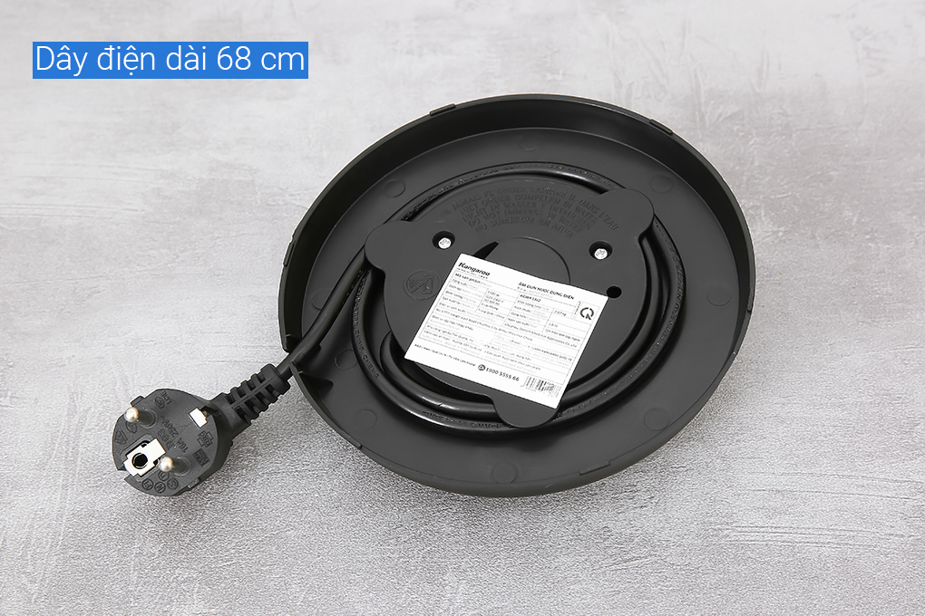 Bình đun siêu tốc Kangaroo 1.8 lít KGWK18I2 Màu Bạc Inox
