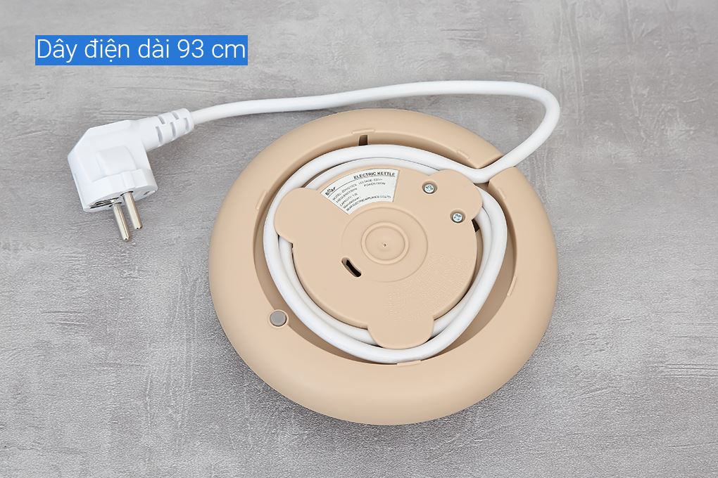 Bình đun siêu tốc Bear 1.5 lít ZDH-Q15C9 Màu Nâu nhạt