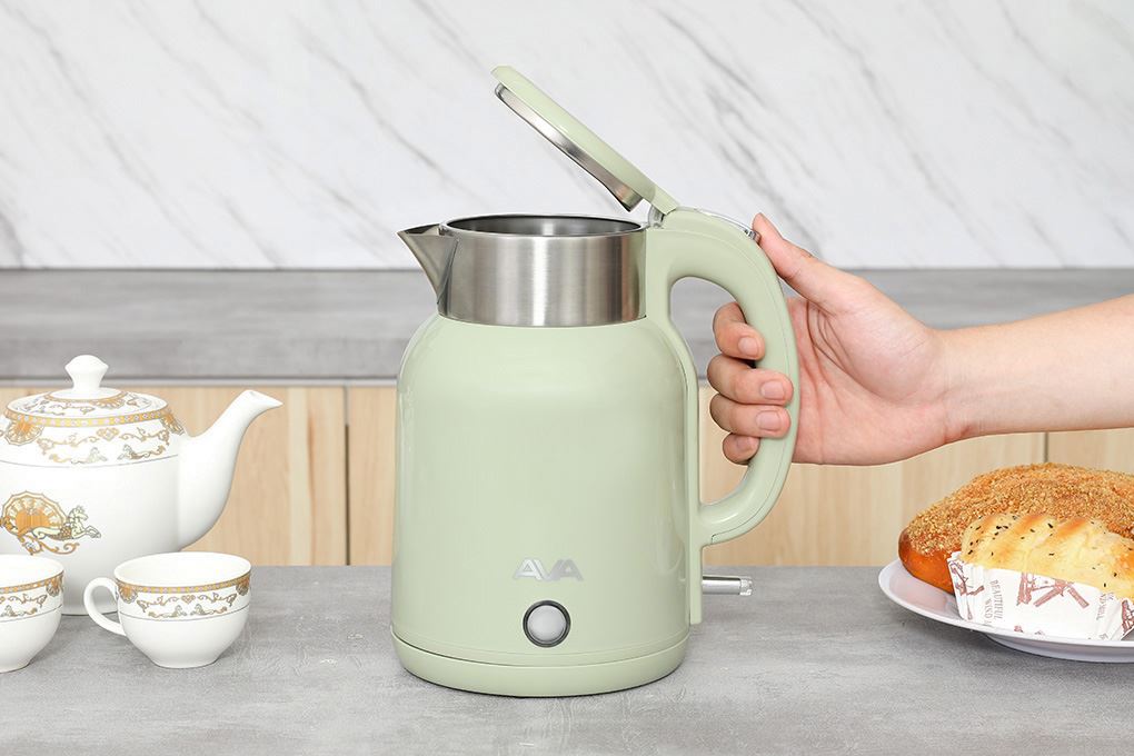 Bình đun siêu tốc AVA 1.8 lít KD34 Màu Xanh