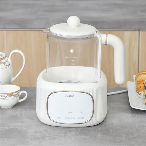 Bình đun pha sữa AQUA 1.2 lít AQS-MH121T Màu Trắng