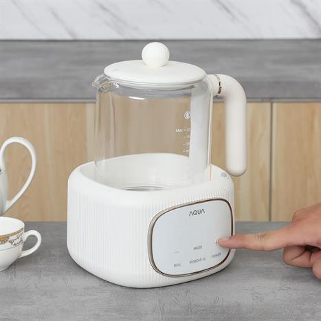 Bình đun pha sữa AQUA 1.2 lít AQS-MH121T Màu Trắng