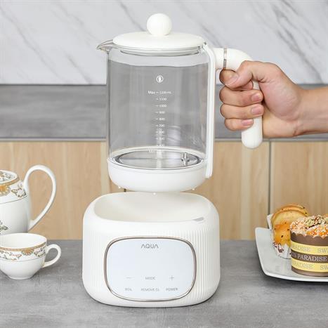 Bình đun pha sữa AQUA 1.2 lít AQS-MH121T Màu Trắng
