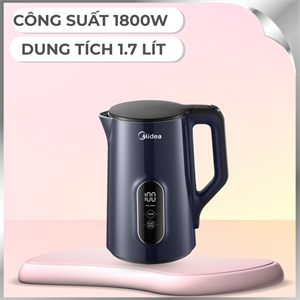 Ấm đun siêu tốc Midea 1.7 lít MKE170D2BDB Mẫu mới