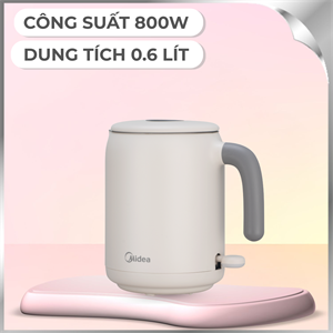Bình đun siêu tốc Midea 0.6 lít MKE06108ADA