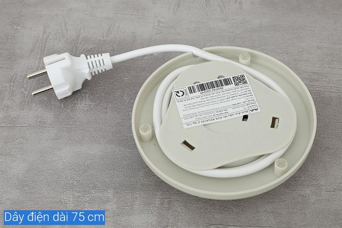 Bình đun siêu tốc AVA 1.5 lít KES4139D Màu Màu be