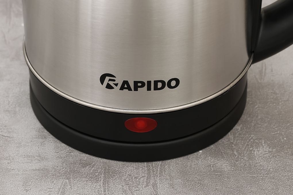 Bình đun siêu tốc Rapido 1.8 lít RK-1815-2 Màu Bạc Inox