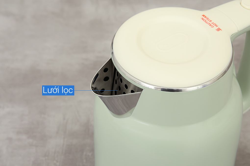 Bình đun siêu tốc Bear 1.5 lít KE-5H15V35 Màu Xanh lá nhạt