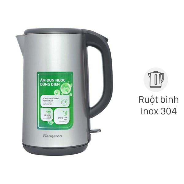 Bình đun siêu tốc Kangaroo 1.8 lít KGWK18S1G