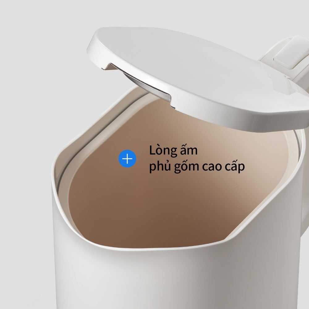 Ấm đun siêu tốc Lock&Lock 1.2 lít EJK216WHT Màu Trắng