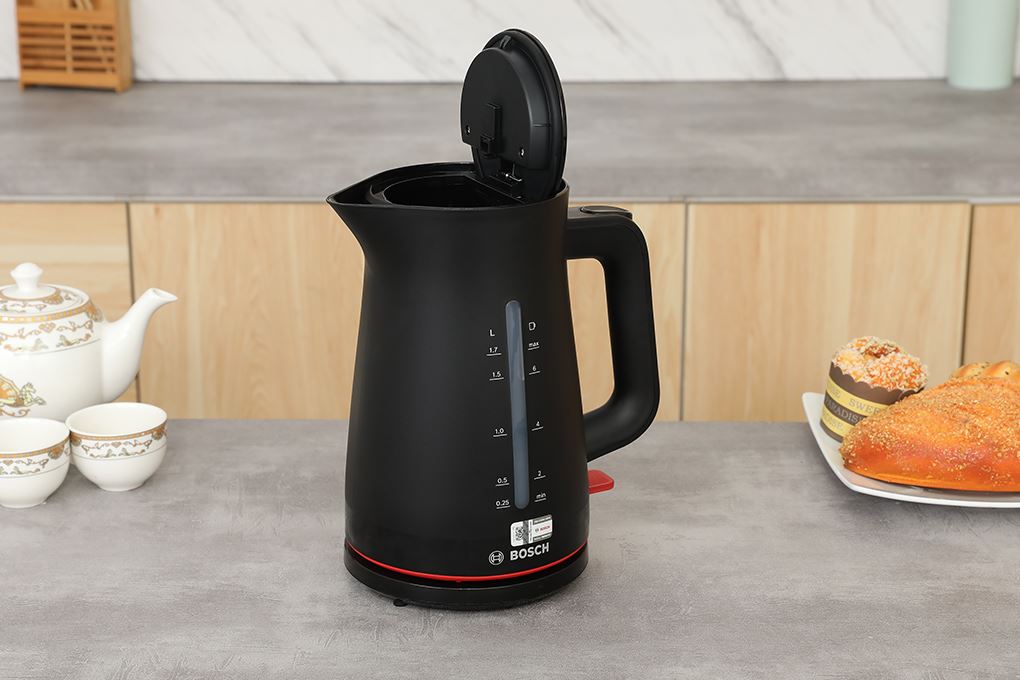 Bình đun siêu tốc Bosch 1.7 lít TWK3M123 Màu Đen