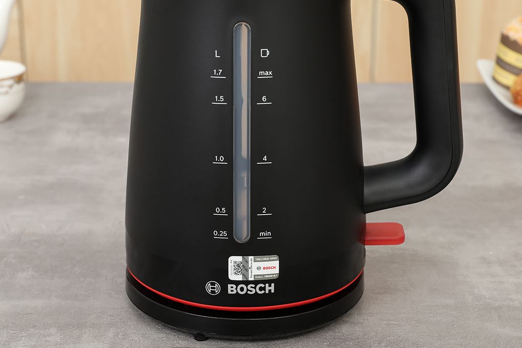 Bình đun siêu tốc Bosch 1.7 lít TWK3M123 Màu Đen
