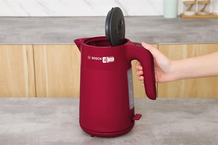 Bình đun siêu tốc Bosch 1.7 lít TWK2M164 Màu Đỏ