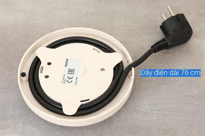 Bình đun siêu tốc Tefal 1.5 lít KO140AE0 Màu Trắng