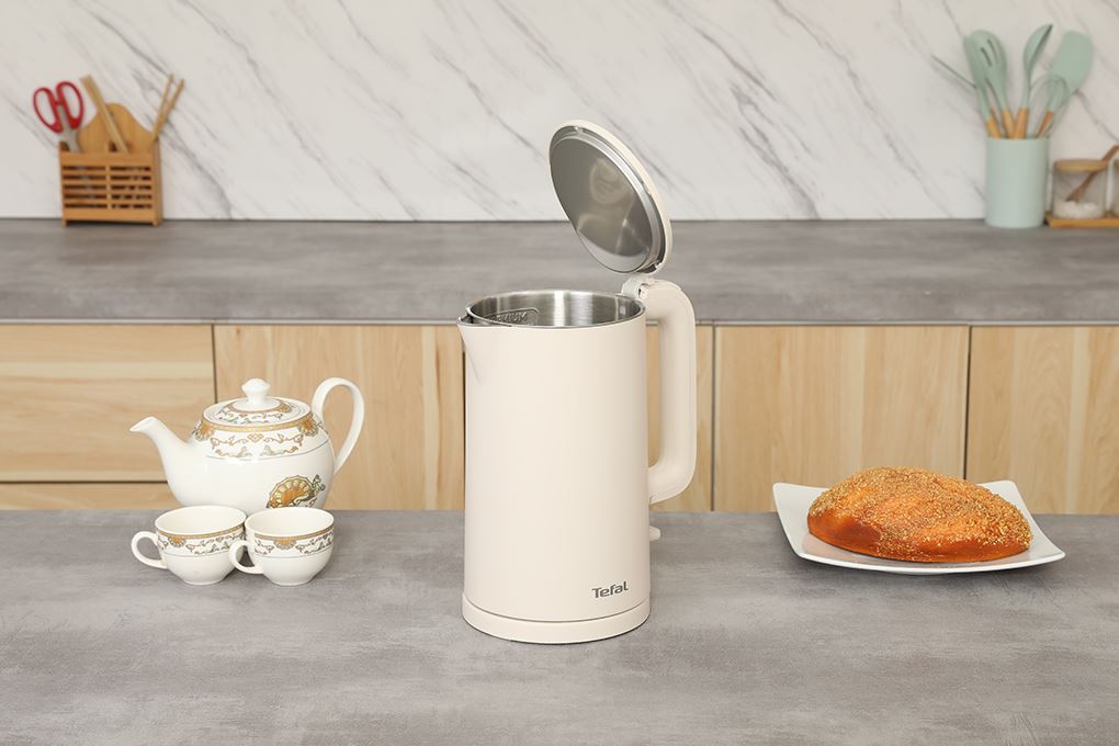 Bình đun siêu tốc Tefal 1.5 lít KO140AE0 Màu Trắng