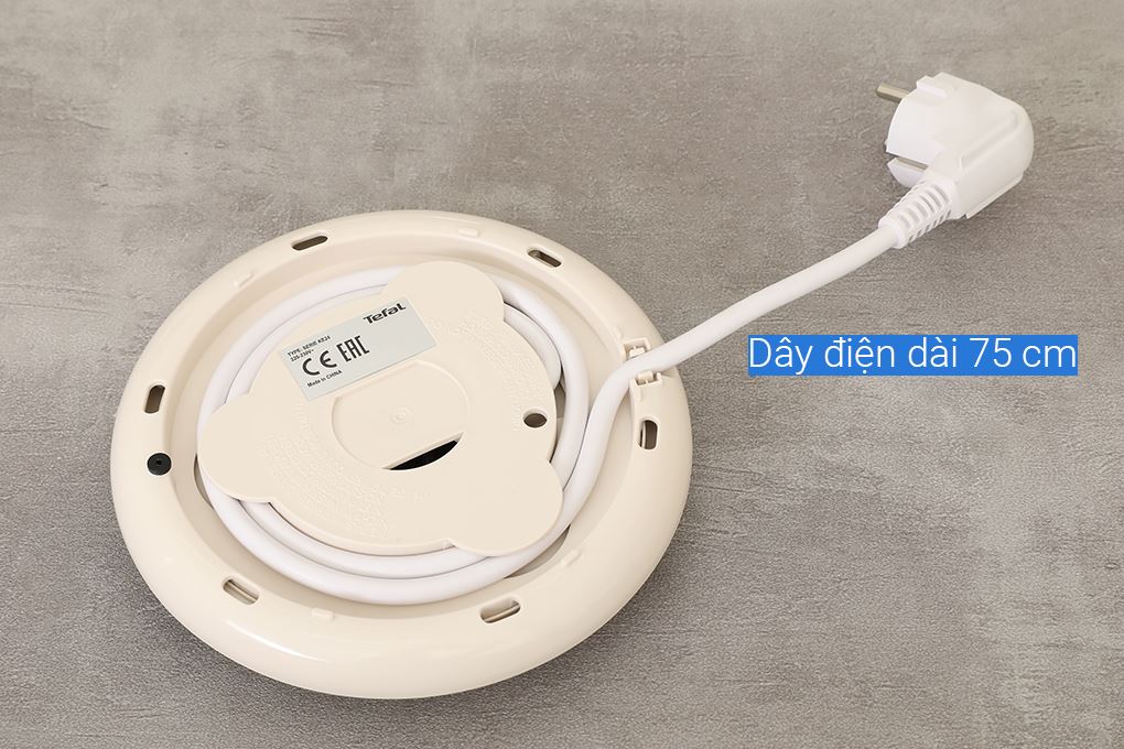 Bình đun siêu tốc Tefal 1.9 lít KO190AE0 Màu Trắng