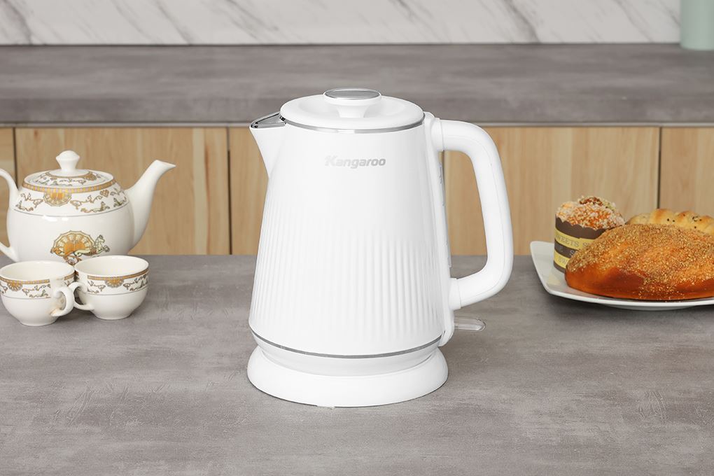 Bình đun siêu tốc Kangaroo 1.8 lít KGWK18L1G Màu Trắng
