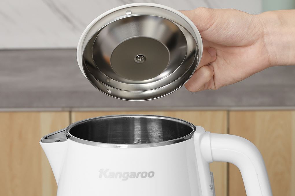 Bình đun siêu tốc Kangaroo 1.8 lít KGWK18L1G Màu Trắng