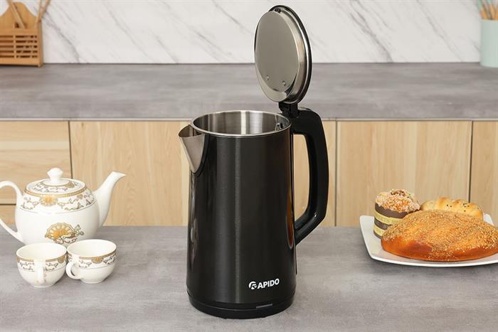 Bình đun siêu tốc Rapido 1.8 lít RK1817-G Màu Ghi