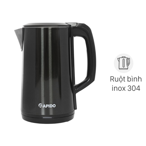 img Bình đun siêu tốc Rapido 1.8 lít RK1817-G