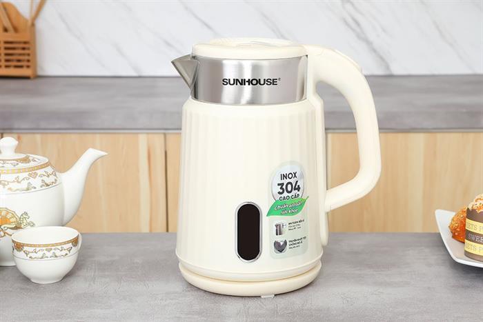 Ấm đun siêu tốc Sunhouse 2 lít SHD1393 Màu Kem