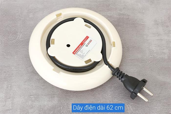 Ấm đun siêu tốc Sunhouse 2 lít SHD1393 Màu Kem