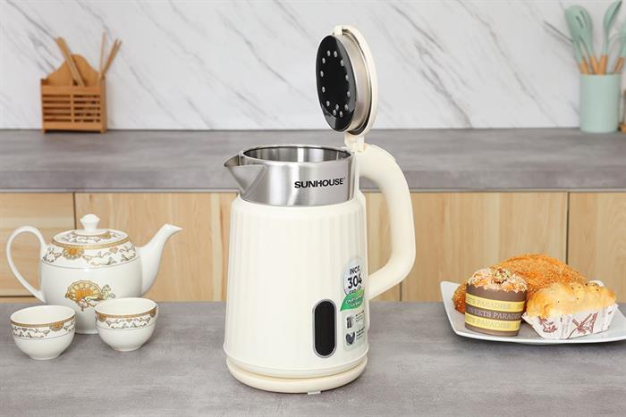 Ấm đun siêu tốc Sunhouse 2 lít SHD1393 Màu Kem