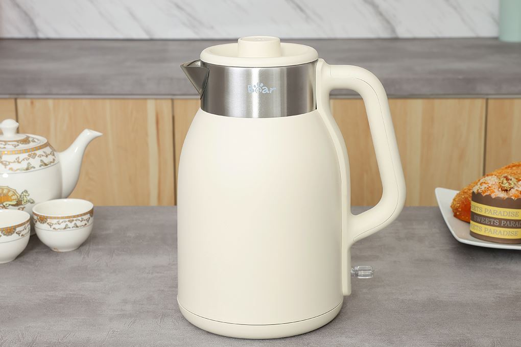 Bình đun siêu tốc Bear 2.5 lít KE-5H25G47 Màu Kem