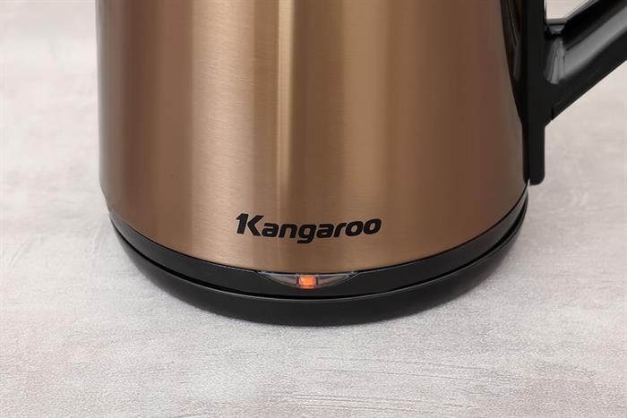 Ấm đun siêu tốc Kangaroo 2 lít KGWK20B1G Màu Đen - nâu